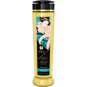 Shunga Massage Oil Island Blossoms pe Vibreaza.ro