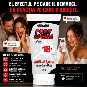 Spermă Artificială Water Based pentru Aspect Realist 60ml