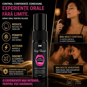 Spray Oral Intt Răcoritor Pentru Felație Adâncă 12ml