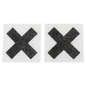 Stickere Pentru Sfarcuri Model X Negru pe Vibreaza.ro