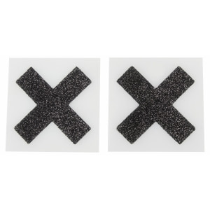 Stickere Pentru Sfârcuri Model X Negru