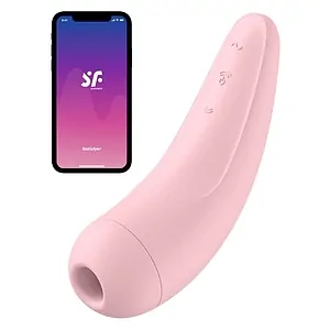 Stimulator Clitoris Satisfyer Curvy 2 Plus Roz Stimulator Clitoris Satisfyer Curvy 2 Plus Roz pe Vibreaza.ro