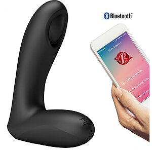 Stimulator Prostata Pretty Love Archenemy App Negru pe Vibreaza.ro