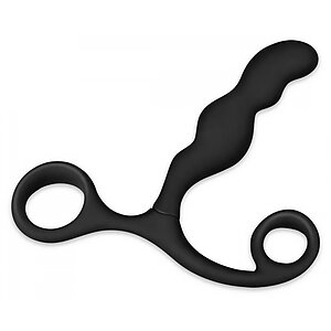 Stimulator Prostată Ultimate Silicone Negru 10.5 cm pe Vibreaza.ro