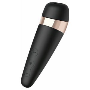 Stimulator Satisfyer Profesional III Vibrator Negru pe Vibreaza.ro