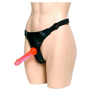Strap-On Decupat 2 Dongs Roșu
