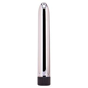 Super Slick Vibrator Argintiu pe Vibreaza.ro