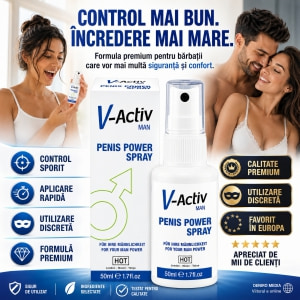 Spray Potență V-Activ Penis Power pentru Bărbați 50ml