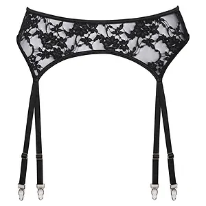 Suspender Belt Cottelli Collection So Nice Negru Suspender Belt Cottelli Collection So Nice Negru pe Vibreaza.ro