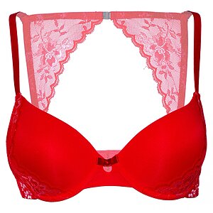 Sutien Daring Intimates Push-up Lace Racerback Roșu pe Vibreaza.ro