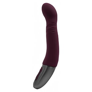 Titanz Rubine Red: Vibrator 10 Vibrații + 10 Rotații Roșu pe Vibreaza.ro