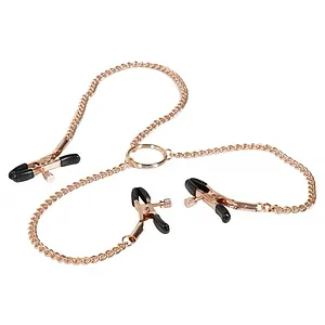 Triple Intimate Clamps Auriu pe Vibreaza.ro
