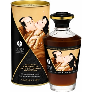 Ulei Masaj Aphrodisiac Warming Oil Creamy Latte pe Vibreaza.ro