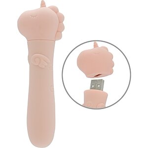 Unihorn Mini Vibrator USB 10 Moduri, Reîncărcabil 14.3 cm pe Vibreaza.ro