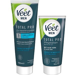 Veet Men TOTAL PRO Depilare Intimă Rapidă 5–10 Min pe Vibreaza.ro