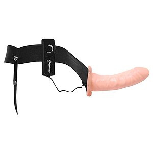 Vibrating Hollow Strap On For Him Or Her pe Vibreaza.ro