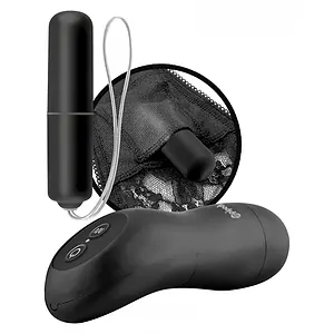 Vibrating Panties Remote Fetish Fantasy Negru pe Vibreaza.ro