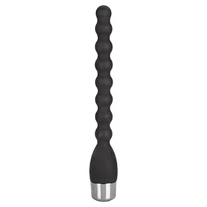 Vibrating Silicone Bendie Power Probe Negru pe Vibreaza.ro