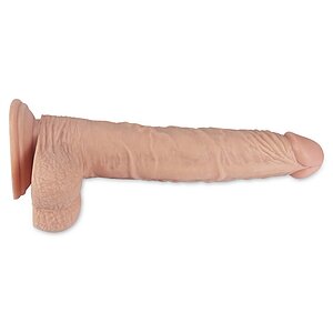 Vibrator Real Extreme cu Telecomandă și Ventuză 24 cm