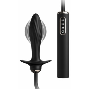 Vibrator Anal Throb Inflatable Negru pe Vibreaza.ro