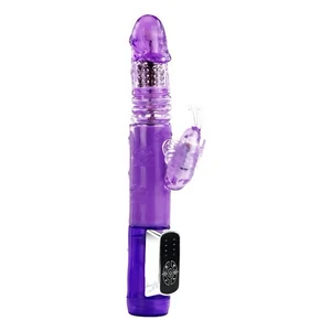 Vibrator Butterfly Prince Rabbit 24cm Mov Vibrator Butterfly Prince Rabbit 24cm Mov pe Vibreaza.ro
