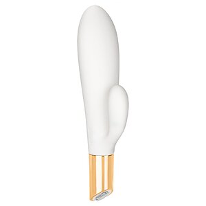 Vibrator Callie Vibrating Dual Massager Alb pe Vibreaza.ro