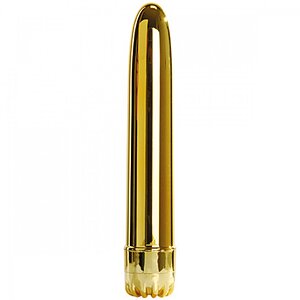 Vibrator Clasic Gold Large Auriu pe Vibreaza.ro