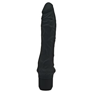 Vibrator Clasic Large Negru 24.9cm pe Vibreaza.ro