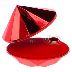 Vibrator Clitoridian Ruby Red Diamond Rosu pe Vibreaza.ro
