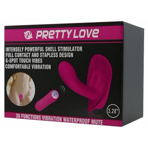 Vibrator Punctul G Cochilia Dragostei cu Telecomandă Roz