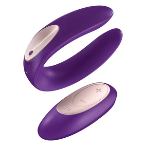 Vibrator Cuplu Partner Plus Cu Telecomandă Mov Vibrator Cuplu Partner Plus Cu Telecomandă Mov pe Vibreaza.ro