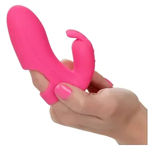 Vibrator din Silicon Pentru Plăcere cu Degetul Roz pe Vibreaza.ro