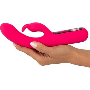 Vibrator Dublu Sunset Rabbit 10 Moduri Reîncărcabil Roz