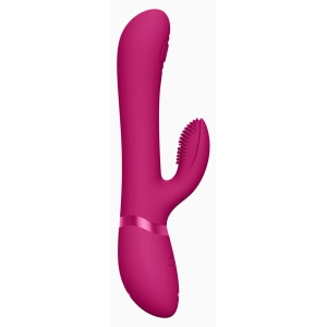 Vibrator Etsu Pulse Wave Punctul G Rabbit And Clitoral Roz pe Vibreaza.ro