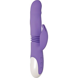 Vibrator Evolved Thick Bunny Cu Impingere Mov pe Vibreaza.ro