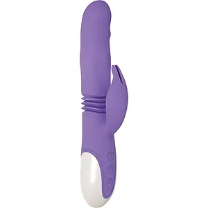 Vibrator Evolved Thick Bunny Cu Impingere Mov pe Vibreaza.ro