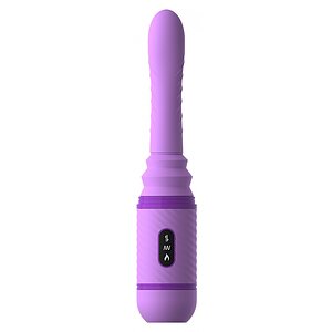 Vibrator Fantasy Love Cu Impingere Mov pe Vibreaza.ro