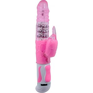Vibrator Fascination Bunny Roz pe Vibreaza.ro