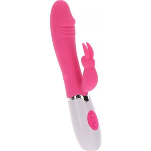 Vibrator Funky Rabbit Roz pe Vibreaza.ro