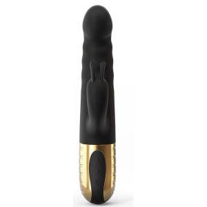 Vibrator G-Stormer Thrusting Rabbit Negru
