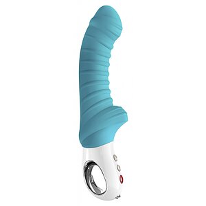 Vibrator G5 Tiger Petrol Turcoaz pe Vibreaza.ro