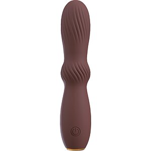 Vibrator Hazel 04 Compact Reîncărcabil Maro pe Vibreaza.ro