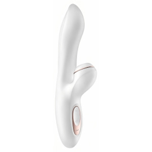Vibrator Iepuraș Satisfyer Profesional Punctul G Alb pe Vibreaza.ro