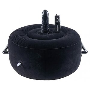 Vibrator Inflatable Hot Seat Negru pe Vibreaza.ro