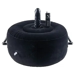 Vibrator Inflatable Hot Seat Negru pe Vibreaza.ro