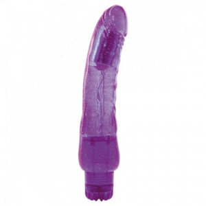 Vibrator Jammy Jelly Bright Glitter Mov pe Vibreaza.ro