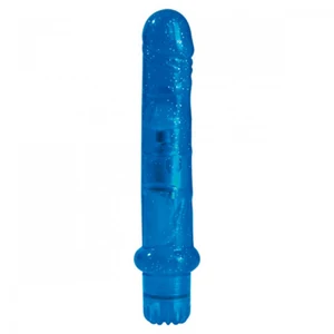 Vibrator Jammy Jelly Fresh Glitter albastru Vibrator Jammy Jelly Fresh Glitter albastru pe Vibreaza.ro