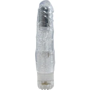 Vibrator Jelly Crushy Glitter Transparent Vibrator Jelly Crushy Glitter Transparent pe Vibreaza.ro
