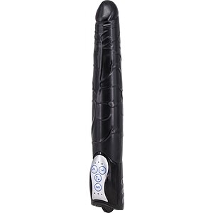 Vibrator Long John Negru pe Vibreaza.ro