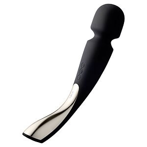 Vibrator Masaj Lelo Smart Wand Large Negru pe Vibreaza.ro